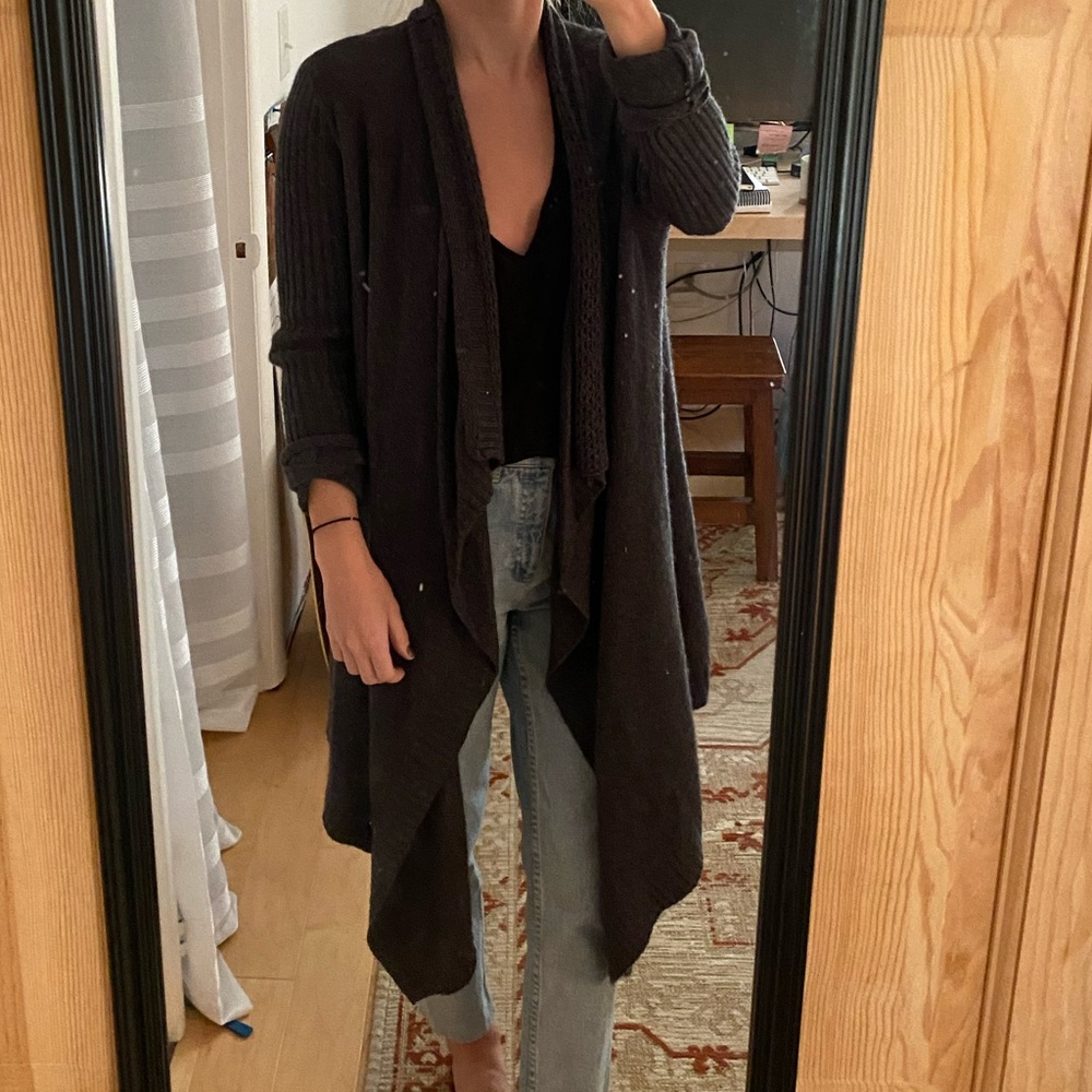 VELVET cashmere cardigan